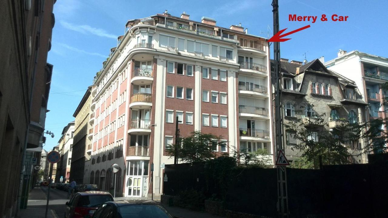 Merry&Car - Huge Balcony + Living Room + 2Br Budapest Exterior foto